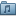 Music Folder Blue Icon 16x16 png